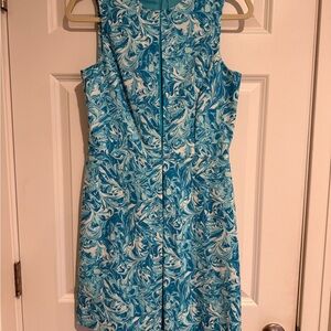 MICHAEL Michael Kors Blue Swirl Mini Dress